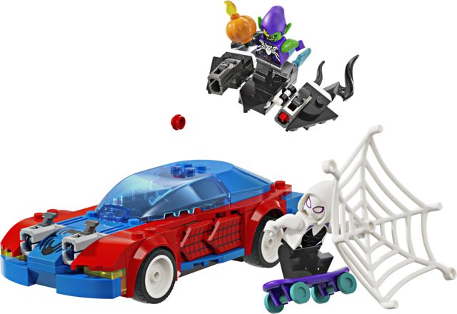 76279 Spider-Man Race Car &amp; Venom Green Goblin CS PK 4