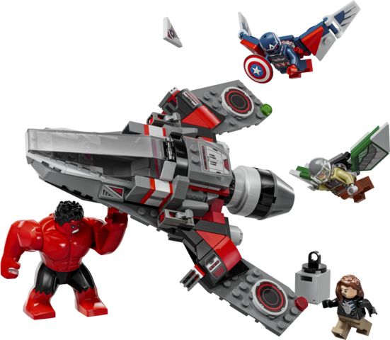 76292 Captain America vs. Red Hulk Battle CS PK 3