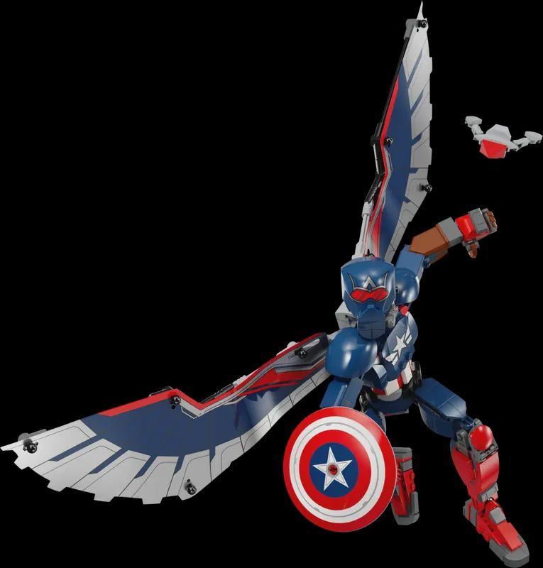 76296 New Captain America Construction Figure CS PK 3