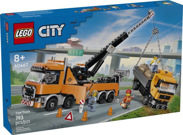 60467 Heavy-Duty Recovery Tow Truck with Crane CS PK 3
