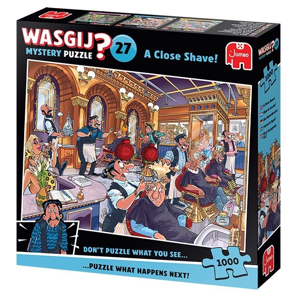 70-00593 1000 pcs, Wasgij Mystery 27, A Close Shave!