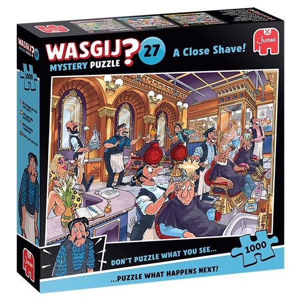 70-00593 1000 pcs, Wasgij Mystery 27, A Close Shave!