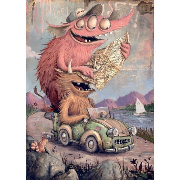 D8-29938-60 1000 pcs, Zozoville, Road Trippin’, square box