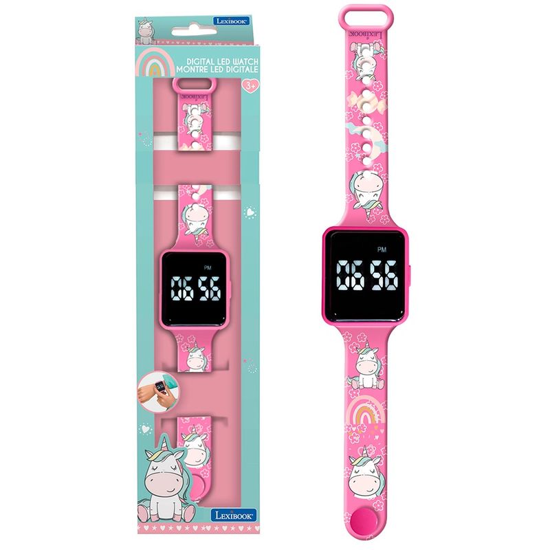 247DMW060UNI Lexibook - Digital LED Watch - Unicorn