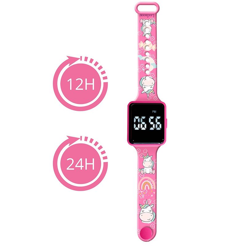 247DMW060UNI Lexibook - Digital LED Watch - Unicorn