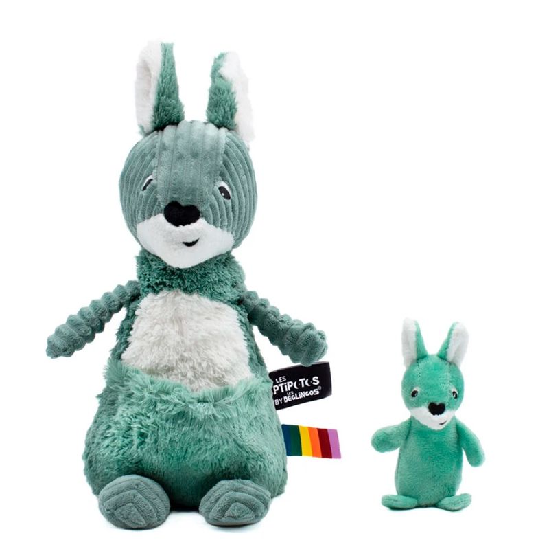 5-73001 Mum &amp; Baby, Allezou The Kangaroo , Green
