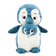 5-75202 Mum &amp; Baby, Iglou The Pinguin, Blue