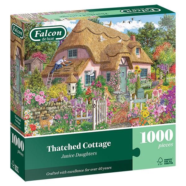 71-00137 1000pc, Thatched Cottage