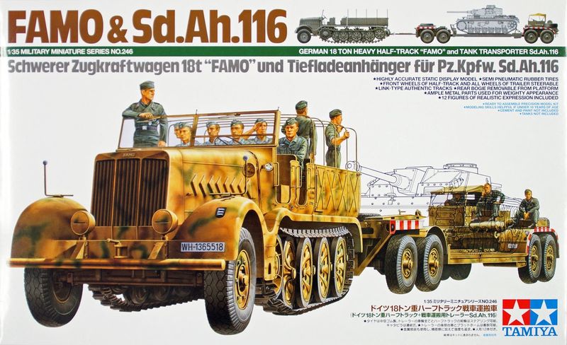 900-35246 TAM35246 GERMAN FAMO/TANKTRANSPORT SD.AH.116(1/35)