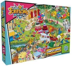 GIBG7159 Puzzle - 1000 pcs - Jokesaws: Campsite Capers (EN)