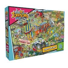 GIBG7142 Puzzle - 1000 pcs - Jokesaws Collection: Country Show Chaos (EN)