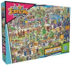 GIBG7152 Puzzle - 1000 pcs - Jokesaws: Barmy Britain (EN)
