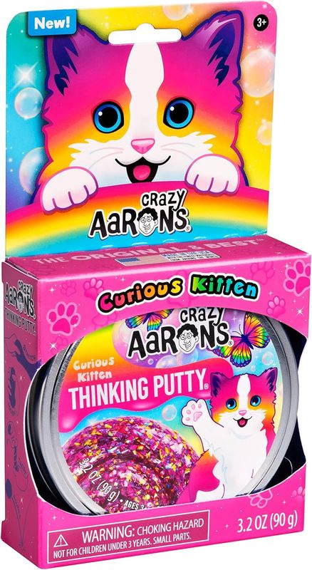 AAR KT020 4" THINKING PUTTY - CURIOUS KITTEN (6) ENG