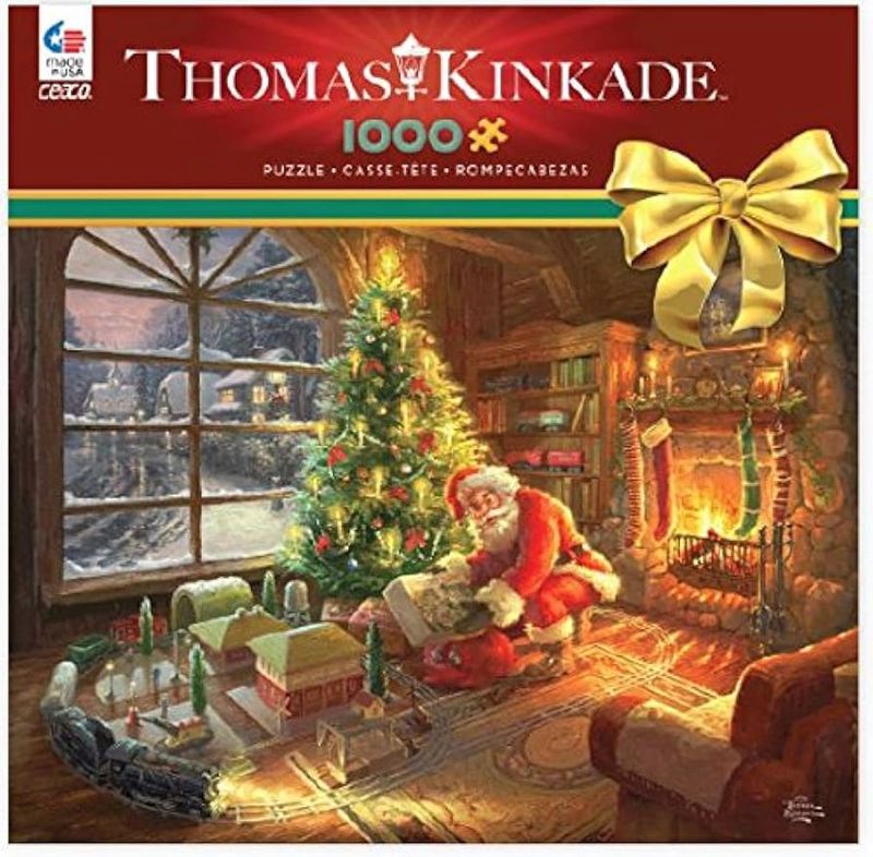 CEA 3328-33 1000PC TK - SANTA'S SPECIAL DELIVERY SOLID (6) BL *HOLIDAY*