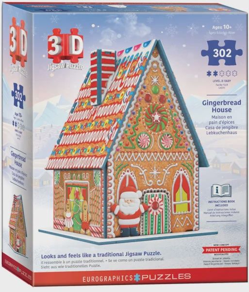 9905-6043 3D Puzzle - Gingerbread House
