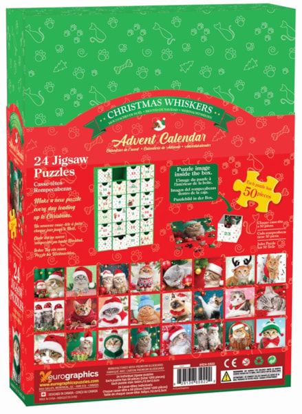 8924-5922 Advent ChristmasWhiskers24x50p