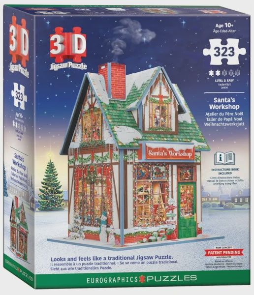 9905-6044 3D Puzzle - Santa&#39;s Workshop