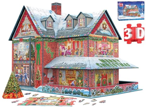 9910-5817 3D Puzzle - Christmas House