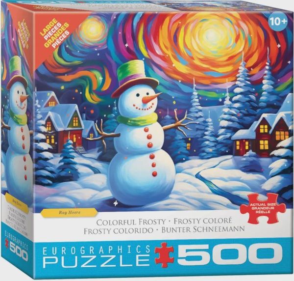 8500-6073 Colorful Frosty by Ray Heere