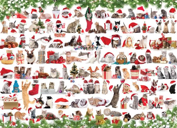 6000-0940 Holiday Cats