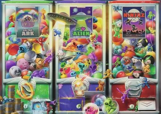 12001482 Animals, Aliens &amp; Ninjas 1000 Pc Puzzle