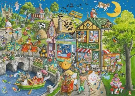 12001352 Mother Gooseville 1000 Pc Puzzle