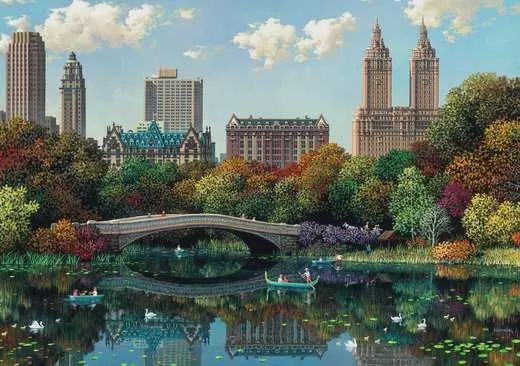 12001485 NY Central Park, Bow Bridge 1000 Pc