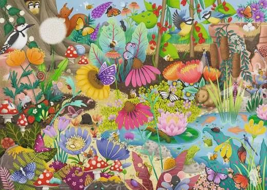 12001456 Little Garden World 1000 Pc Puzzle