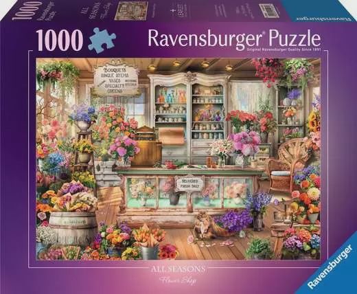 12001262 All Seasons Flower Shop 1000 Pc Puzzle