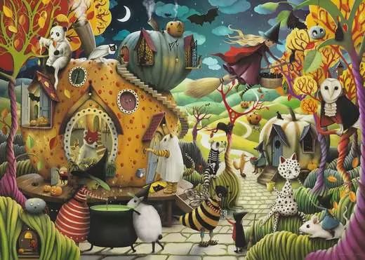 12000402 Happy Halloween Seasonal 1000 pc Puzzle