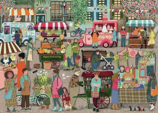 12001260 Street Market 1000 Pc Puzzle