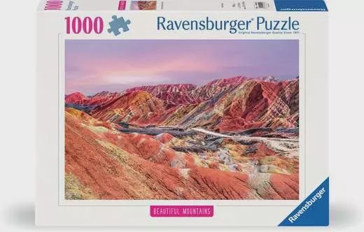 12000252 Rainbow Mountains, China 1000 Pc Puzzle