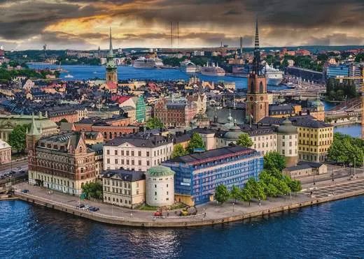 12000114 Stockholm, Sweden 1000 pc Puzzle