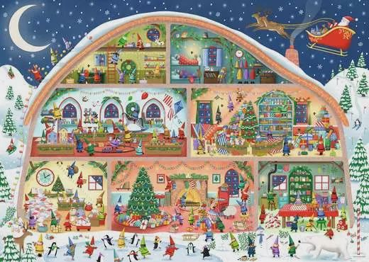 12001268 Santa's Workshop 1000 pc Puzzle