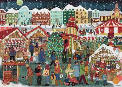 12000729 Christmas Market 1000 pc Puzzle