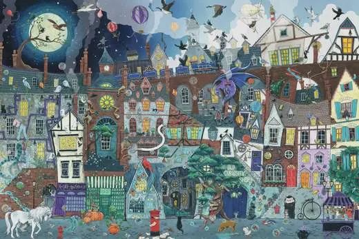 17399 Fantasy, Victorian Street 5000 Pc Puzzle