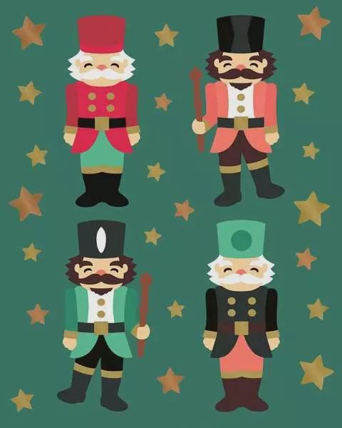25982 CreArt: Christmas Nutcracker 24x30cm