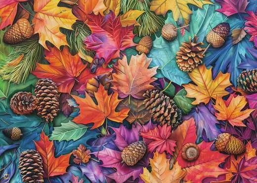 12001681 Autumn Riches 500 pc LF Puzzle
