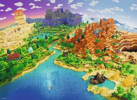 12001568 Minecraft 500 Pc Puzzle