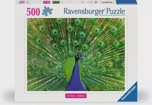12001332 Peacock 500 Pc Puzzle