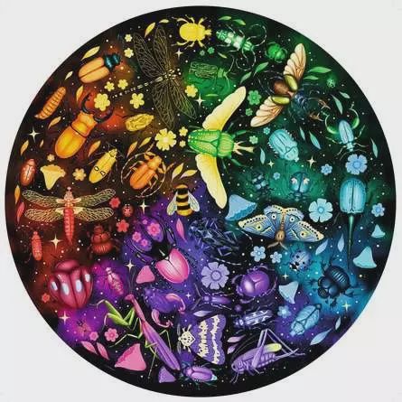 12000820 Insects 500 pc Round Puzzle