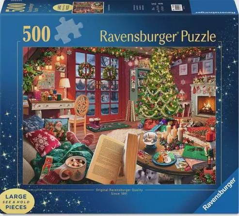 12001805 Cozy Christmas Retreat 500 pc Large Format