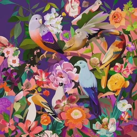 12000998 Art&amp;Soul: Bird Watching 750 Pc Puzzle