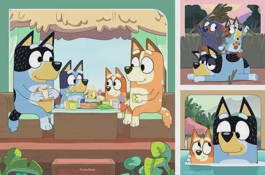 05685 Bluey Adventure 3x49 pc Puzzles