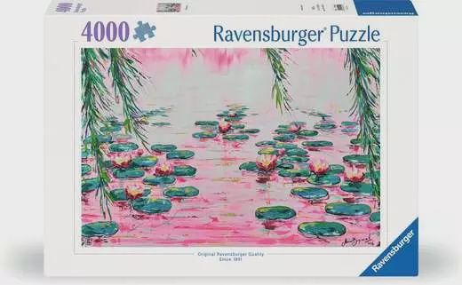 12001420 Pink Water Lilies 4000 Pc Puzzle