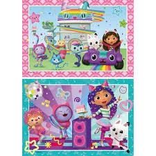12004112 Gabby's Dollhouse 2x24 Pc Puzzle