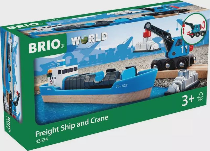 33534 Freight Ship &amp; Crane