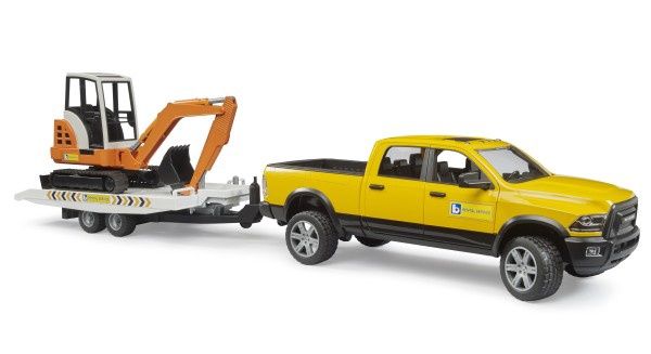 02546 NEW Ram Rental Service w trailer and Mini Excavator