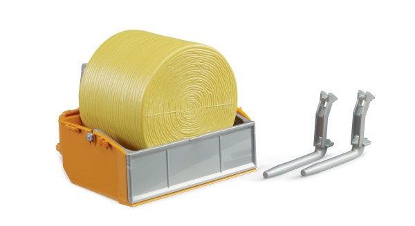 02353 NEW Accessory tractor loading box w forks and bale