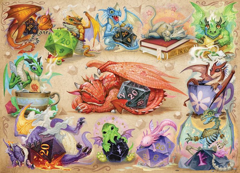 45128 D20 Dragons